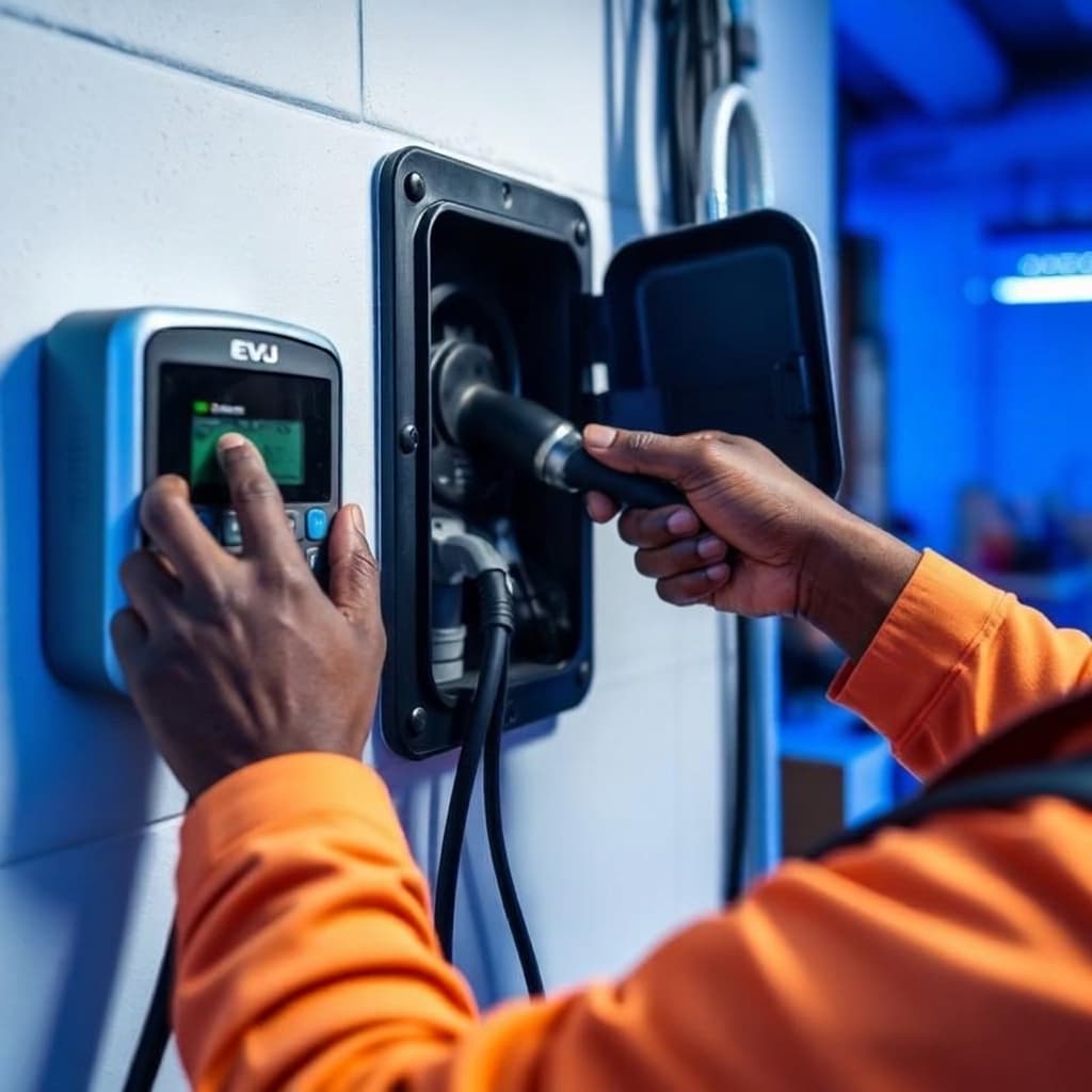 EV charger installation